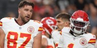 Travis Kelce Speaks Out About On-Field Collision Between Him & Xavier Worthy, Which Took the Wide Receiver Out of NFL Game | Football, Kansas City Chiefs, nfl, Travis Kelce, Xavier Worthy | Just Jared