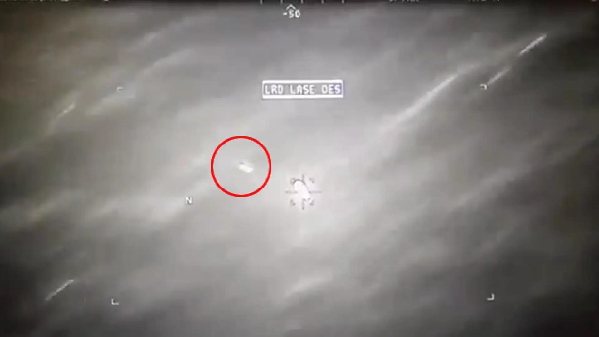 Un vídeo inédito muestra un ovni resistiendo el ataque de un misil Hellfire de EEUU en la costa de Yemen