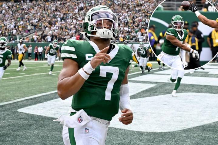 Justin Fields nearly flawless during promising Jets debut