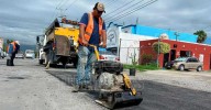 Refuerza Gattás programa de bacheo en Ciudad Victoria