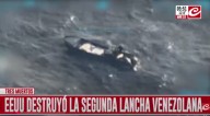 (VIDEO)  EEUU destruyó la segunda lancha venezolana