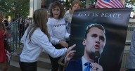 'We are Charlie!': Hundreds in Medina gather to mourn the death of conservative activist Charlie Kirk