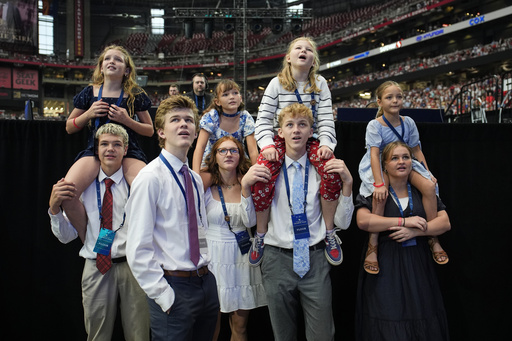 Top photos of conservative activist Charlie Kirk's memorial service