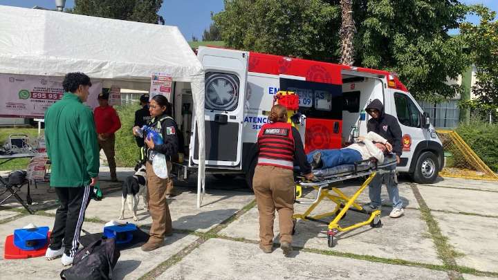Llevan a cabo semana nacional de protección civil en Texcoco
