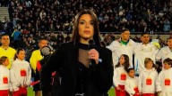 Euge Quevedo habló tras las críticas por cantar el Himno en la despedida de Messi