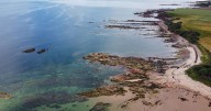 'Hidden gem' beach with clear blue waters is just an hour from major Scottish city