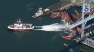 Dozens of cargo containers spill into Port of Long Beach