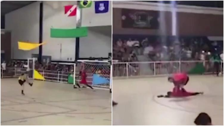 Portero de futbol sala muere luego de atajar un penal
