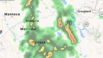Doppler Radar map | Track Northern California thunderstorms