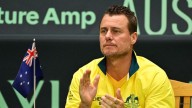 Hewitt handed suspension for pushing anti-doping official at Davis Cup