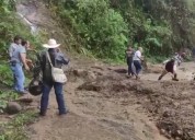 Complican las lluvias el tránsito en la carretera de Orizaba a Zongolica
