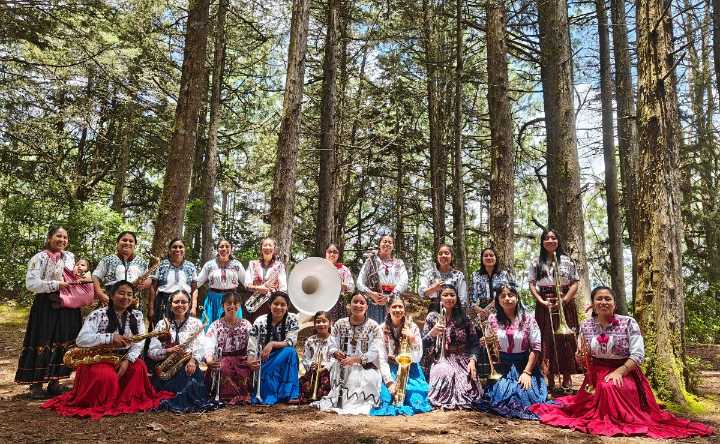 Bandas musicales de mujeres indígenas llegan a Bellas Artes