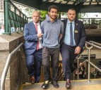 Violent perp busted for breaking stranger’s jaw in Midtown subway smiles as he is cuffed by cops