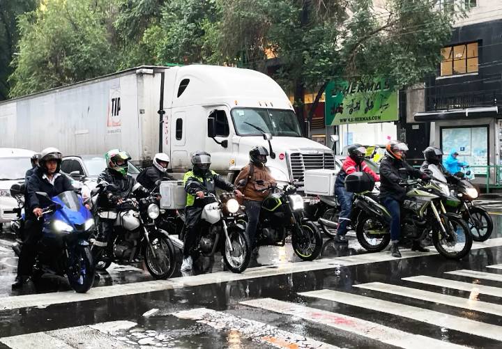 Motociclistas, las principales víctimas en incidentes viales en CDMX