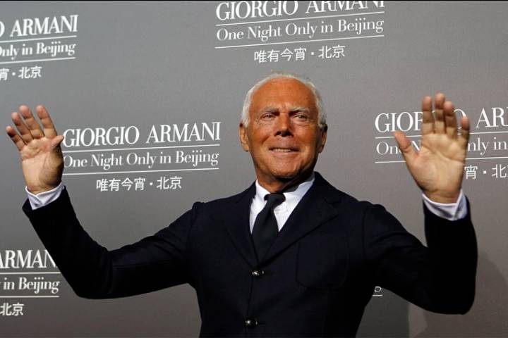 Falleció a los 91 años Giorgio Armani, el "rey" de la moda mundial