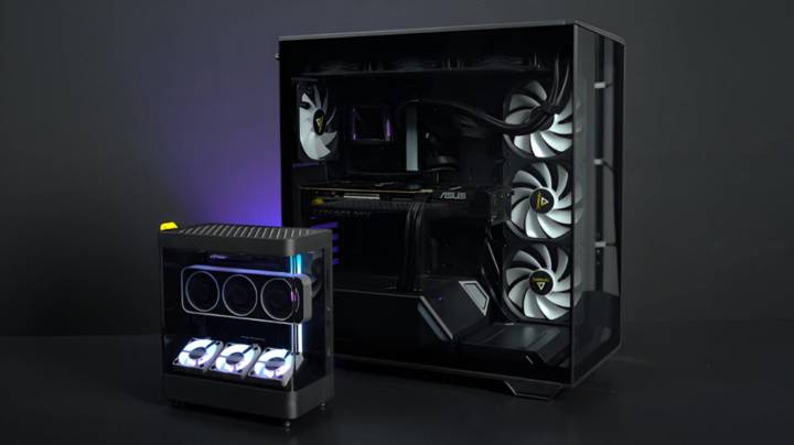 Wee Beastie Says Its MXM RTX 4070-Powered Mini Fishtank PC Offers Several Advantages Over Strix Halo