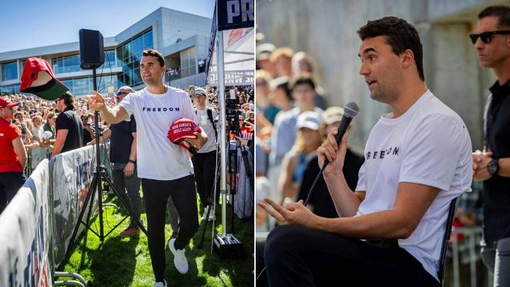 Charlie Kirk murder: Wild conspiracy theories flood the internet including ‘strange hand signals’ and ‘explosions’ seen in clips