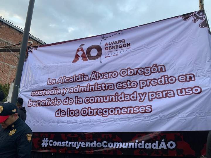 Alcaldía Álvaro Obregón recupera predio en Avenida 5 de Mayo