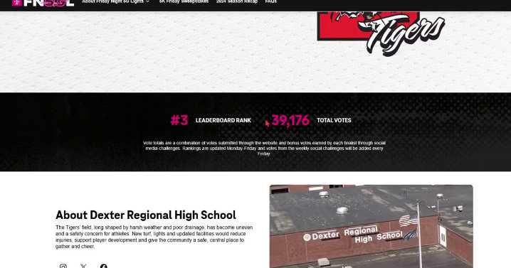 Dexter in the running for $1M athletic grant