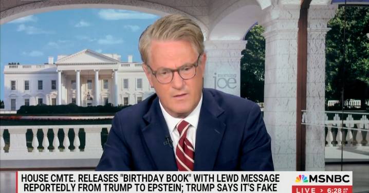 MSNBC Morning Joe Host Joe Scarborough Blasts Donald Trump’s ‘Democratic Hoax’ Claim About Epstein Files
