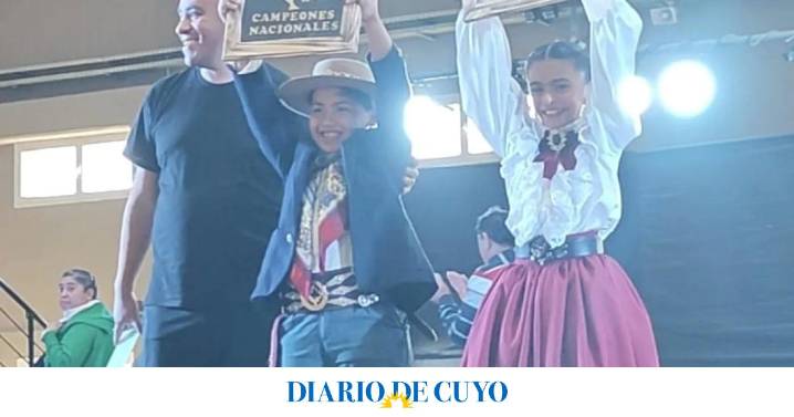 Los campeones nacionales infantiles de la cueca son sanjuaninos