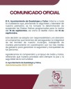 Suspensión de fiestas patrias en Guadalupe y Calvo por motivos de seguridad