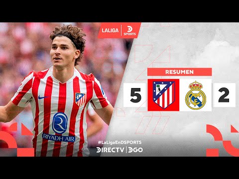 Resumen del partido, Real Madrid vs. Atlético Madrid (2-5) por LaLiga 