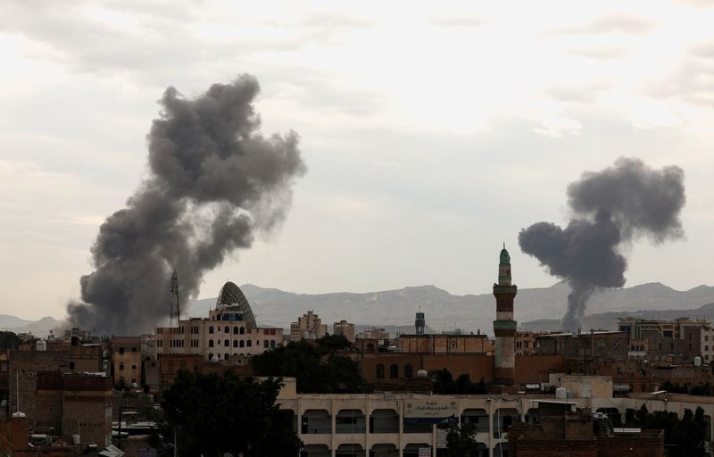 Israel attacks Sanaa, al-Jawf in latest strikes on Houthis