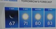 Clouds are clearing in North Texas and temperatures settle back close to normal