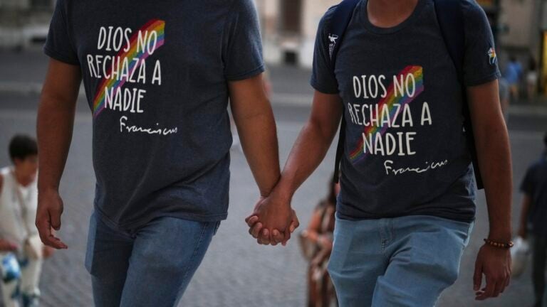 LGBTQ+ Catholics make Holy Year pilgrimage to Rome and celebrate a new feeling of welcome