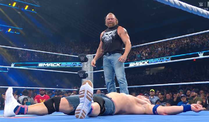 ¿Duro adiós? John Cena es destrozado por Brock Lesnar en su último SmackDown