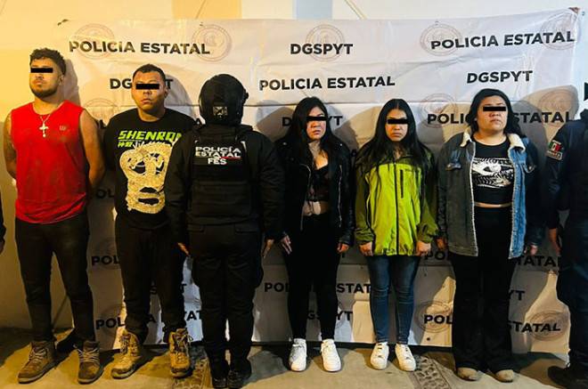 Caen 5 de la Familia Michoacana con droga, armas exclusivas del ejército y camioneta blindada en Tenancingo
