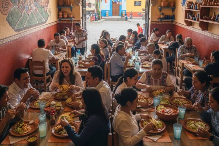 En EE.UU. Qué significa decir “provecho” a extraños que están comiendo en un restaurante latino y qué responder
