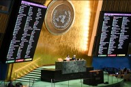 La ONU aprobó la solución de dos Estados y Argentina votó en contra junto a EE.UU. e Israel