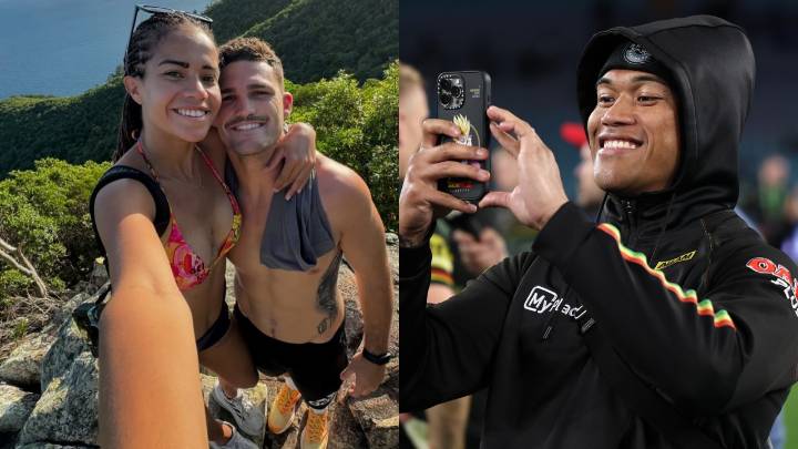 Penrith Panthers speak out after superstar Brian To’o makes lewd sexualised jokes about teammates’ partners