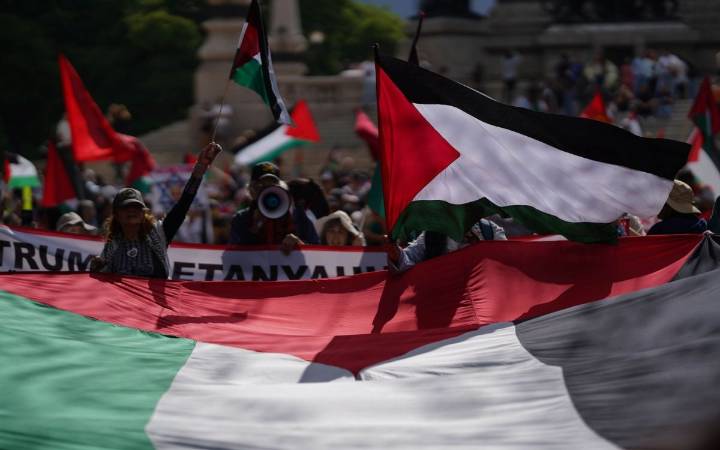 Cientos de cineastas apoyan la marcha por Palestina convocada en el Festival de San Sebastián