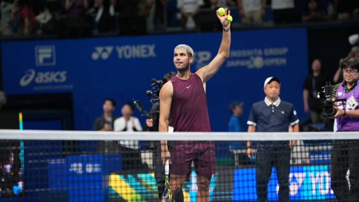 Alcaraz sigue imparable: gana a Nakashima ya está en semifinales de Tokio