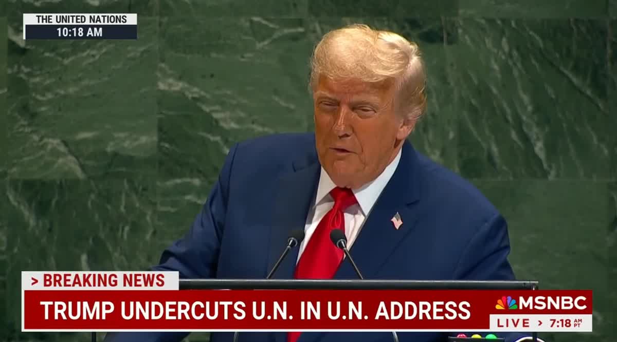 Trump's UN Escalator 'Conspiracy' Caused By Trump Staffers
