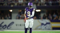 J.J. McCarthy unlikely to play Week 3 with ankle sprain, Carson Wentz to start