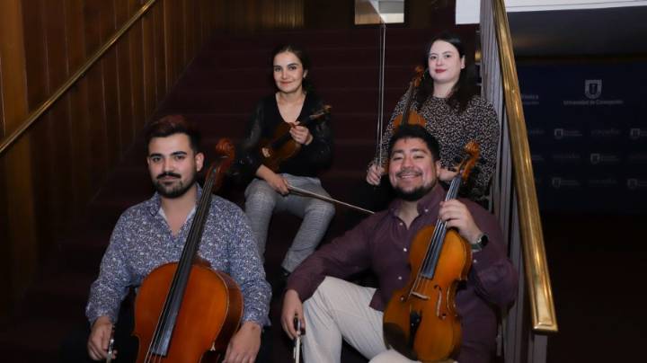 Cuarteto de Cuerdas de Sinfónica UdeC representará a Chile en el Festival Internacional de Música Bariloche