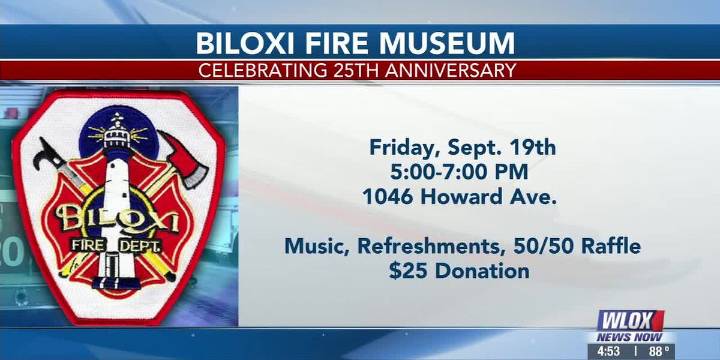 Biloxi Fire Museum to celebrate 25 years with ribbon cutting event