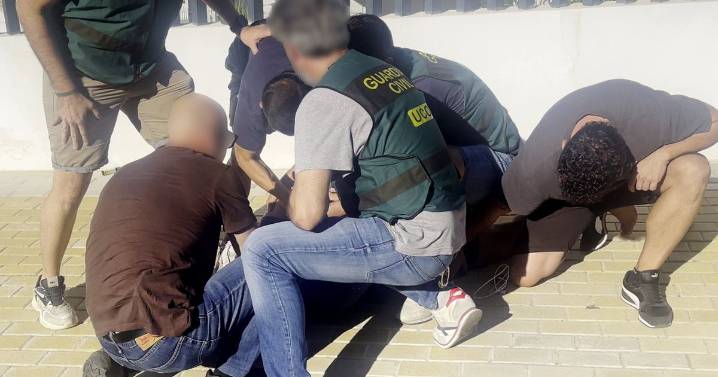 Moment Brit who stabbed roommate dead is arrested in Spain after 17