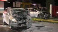 Omite alto y provoca choque en colonia Las Granjas; reportan sólo daños materiales