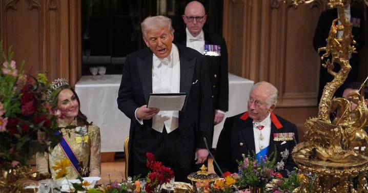 Donald Trump ate 'whatever the hell they served us' at Windsor Castle banquet