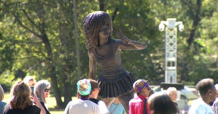 Tina Turner statue unveiled in Brownsville
