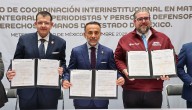Firman GEM y Metepec convenio para proteger la labor periodística y la defensa de DH