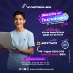 Subsidio del 80% en tecnología para educación comenzó a entregar Comfacauca   