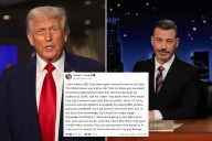 Trump threatens to sue ABC over Jimmy Kimmel's sudden return to air: 'A true bunch of losers!'