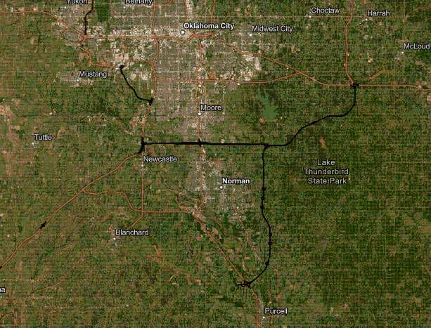 Oklahoma Turnpike Authority announces revised South Extension route for turnpike