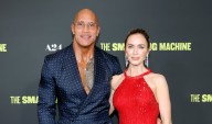 Dwayne Johnson Suits Up Alongside Red Hot Emily Blunt at ‘Smashing Machine’ L.A. Premiere | Bas Rutten, Benny Safdie, Dwayne Johnson, Emily Blunt, Ryan Bader, Satoshi Ishii, The Smashing Machine | Jus